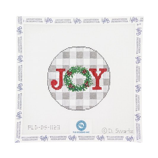Joy Gingham Ornament