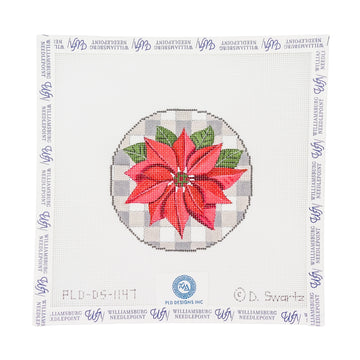 Poinsettia Gingham Ornament