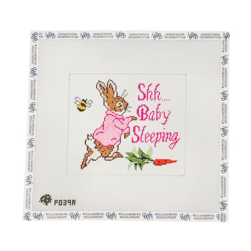Shh Baby Sleeping Bunny - Pink