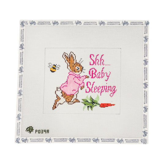 Shh Baby Sleeping Bunny - Pink