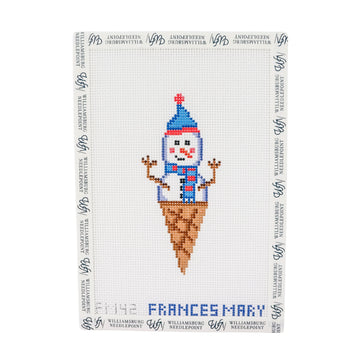 Ice Cream Snow Man - Blue