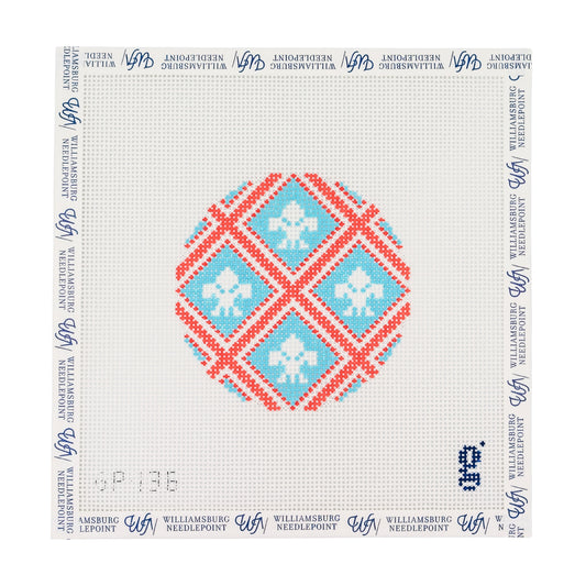 Fleur De Lis Round
