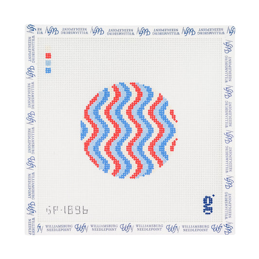 Squiggle Americana Round