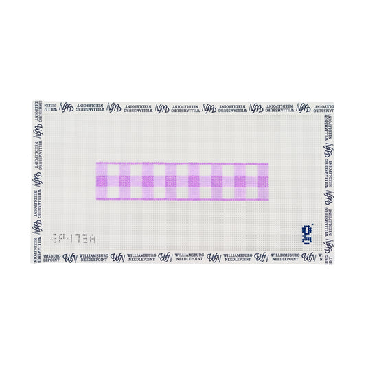 Gingham Fob - Lavender