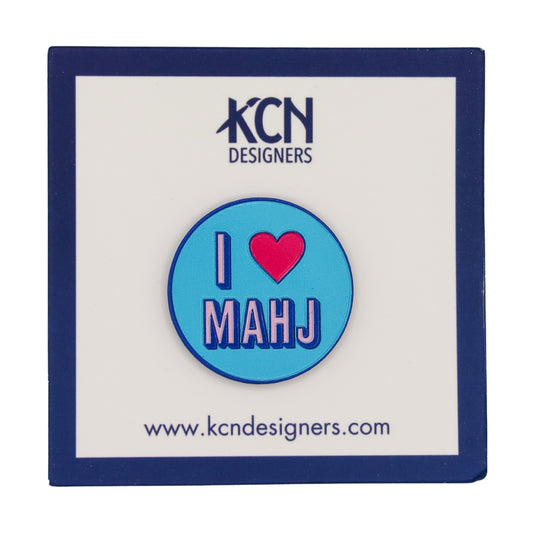 I Heart Mahj Round Needleminder