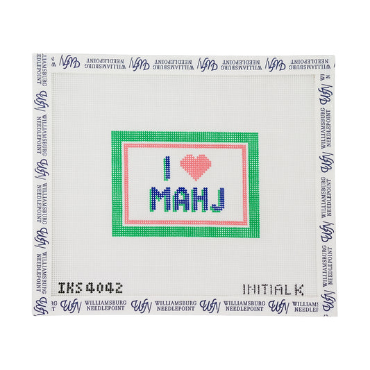 I Heart Mahj Luggage Tag