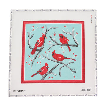 Large Winter Cardinals - 13 Mesh