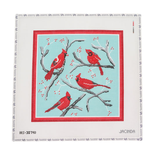 Large Winter Cardinals - 13 Mesh