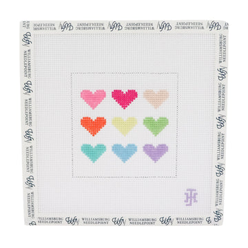 Multi-Colored Hearts