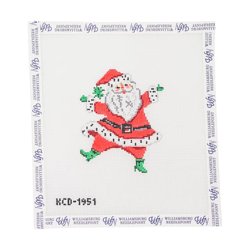 Retro Santa with Dots