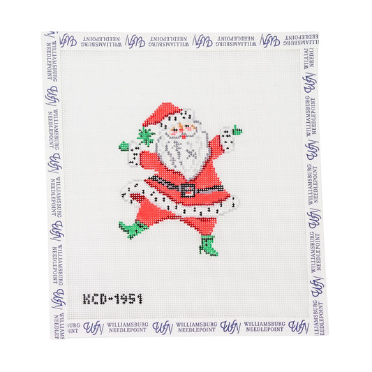 Retro Santa with Dots