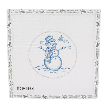 Blue Snowman