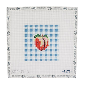 Peach on Gingham