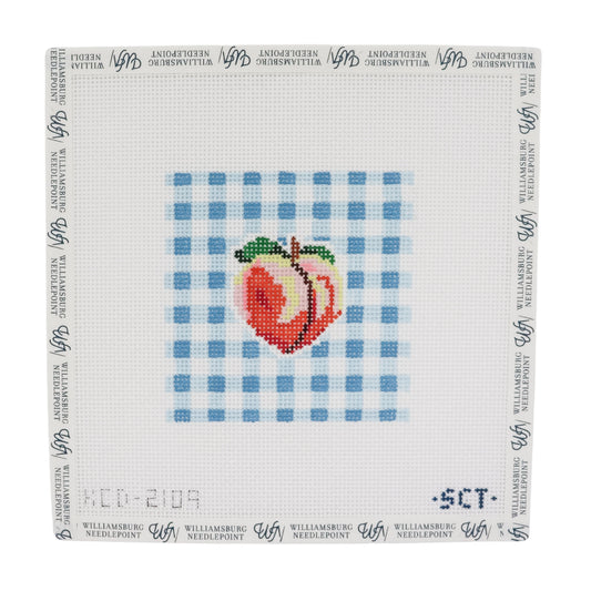 Peach on Gingham