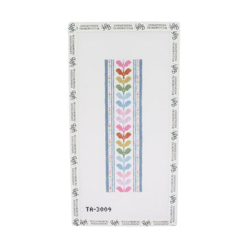 Rainbow Leaves Keyfob