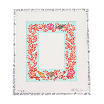 Mixed Shells And Coral Frame