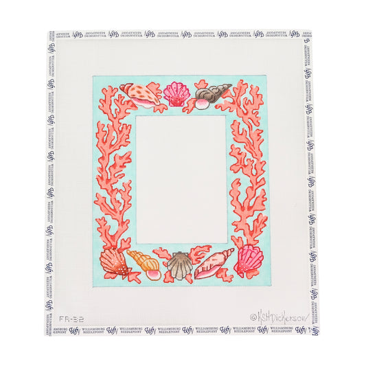 Mixed Shells And Coral Frame