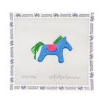 Hermes Horse Bag Charm Blue