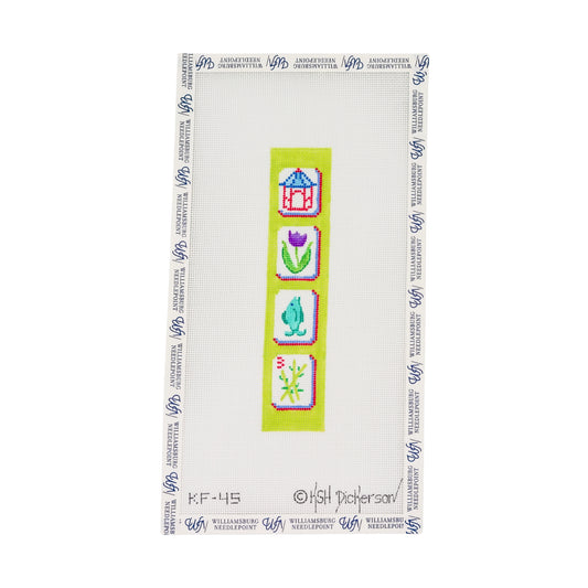 Mahjong Key Fob - Chinoiserie Theme