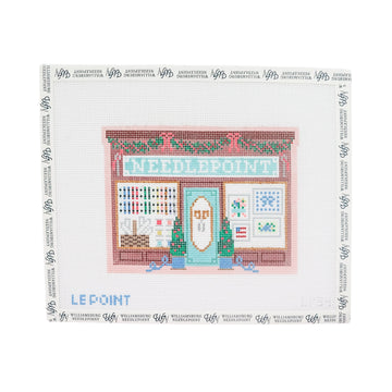 Christmas Village Needlepoint Shop