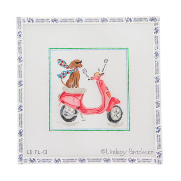 Pup On A Vespa