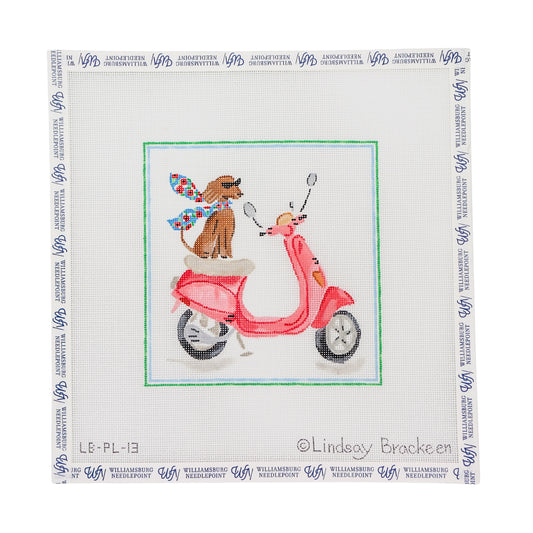 Pup On A Vespa