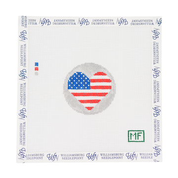 Heart Flag - United States of America