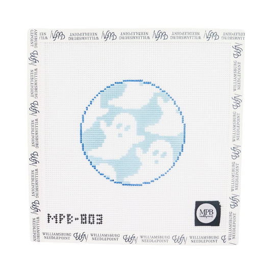 Blue White Ghosties