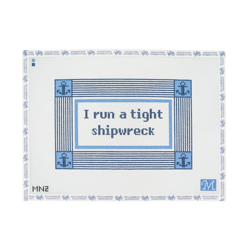 I Run a Tight Shipwreck - Blue