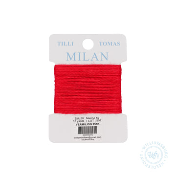 Milan Card 2552 Vermilion