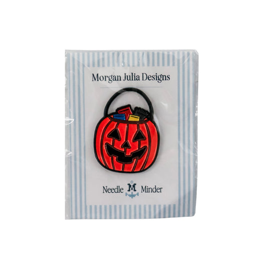 Halloween Pumpkin Candy Basket Needleminder