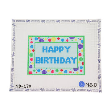 Happy Birthday Sign - Simple Letters