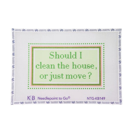 Should I Clean the House Or Just Move - Green/Pink
