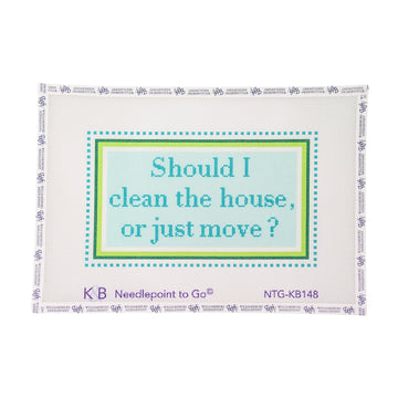 Should I Clean the House Or Just Move - Green/Turquoise