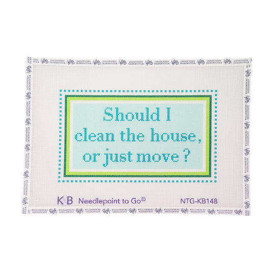 Should I Clean the House Or Just Move - Green/Turquoise