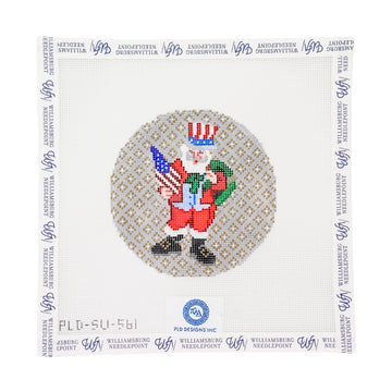 International Santa Ornament: American