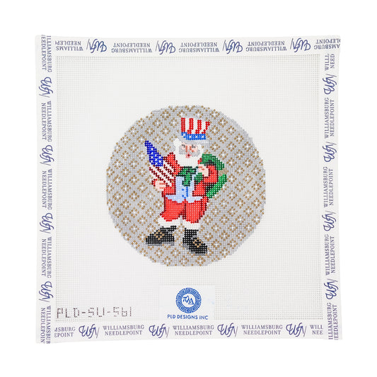 International Santa Ornament: American