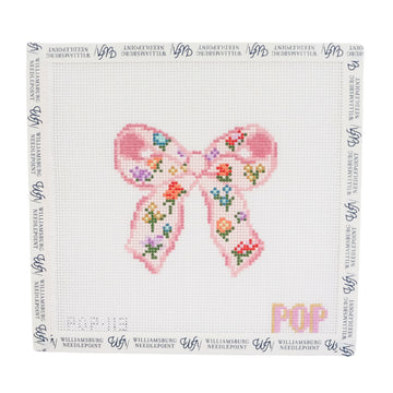 Floral Print Bow - Pink