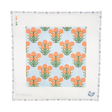 Orange Marigold Motif
