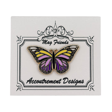 Purple & Yellow Butterfly Needleminder