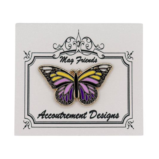 Purple & Yellow Butterfly Needleminder