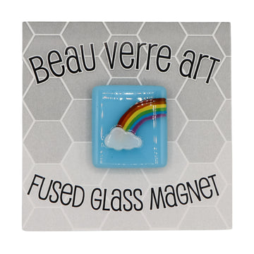Rainbow Fused Glass Needleminder