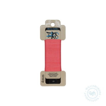 Silk Ribbon 4mm 15 Salmon Rose