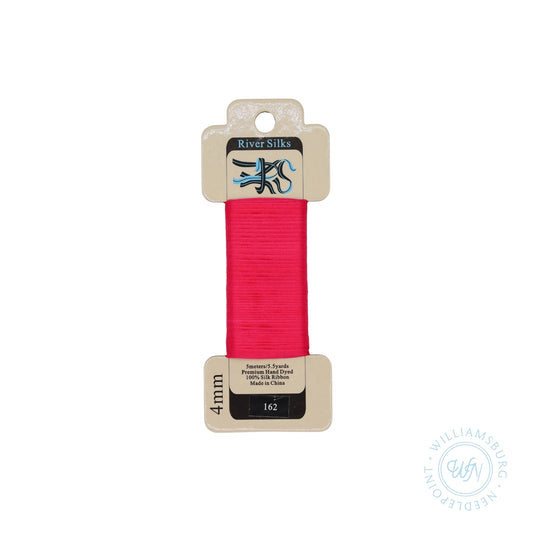Silk Ribbon 4mm 162 Fuchsia