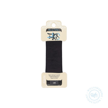 Silk Ribbon 4mm 189 Licorice