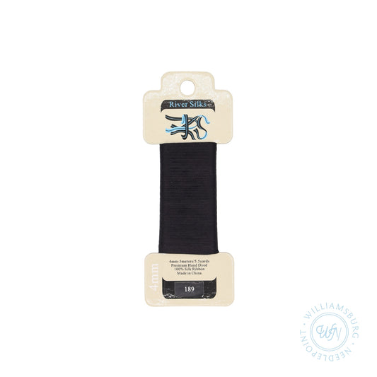 Silk Ribbon 4mm 189 Licorice