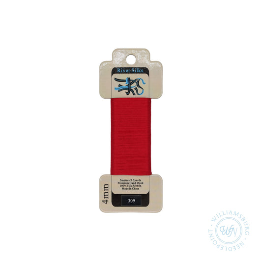 Silk Ribbon 4mm 309 Jester Red
