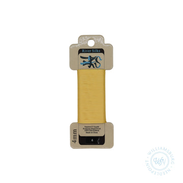 Silk Ribbon 4mm 6 Aspen Gold