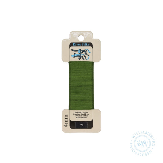 Silk Ribbon 4mm 78 Lime Peel