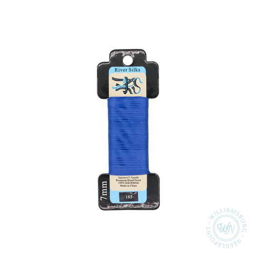 Silk Ribbon 7mm 165 True Blue